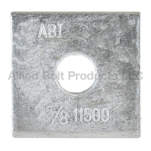 Square Washer for 5/8" Bolt - 3/16" X 2-1/4" (MPN 11500)