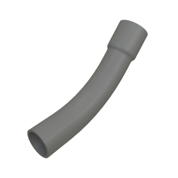 PVC C-Duct Elbow, Belled End - 4" x 45deg X 36" (MPN 925048)