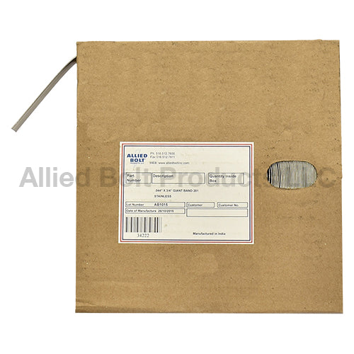 Giant Band 201 Stainless - .044" X 1-1/4" (MPN 2409)