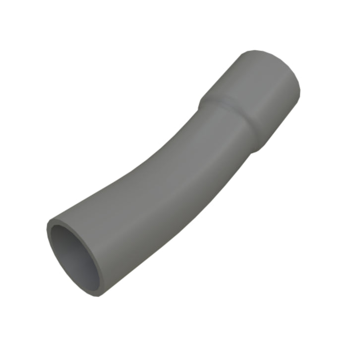 PVC C-Duct Elbow, Belled End - 4" x 22.5deg X 36" (MPN 925041)