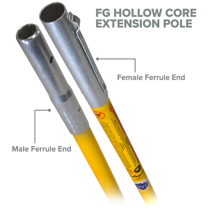 FG-Series Hollow Core Extension Pole - 8' (MPN FG-8)