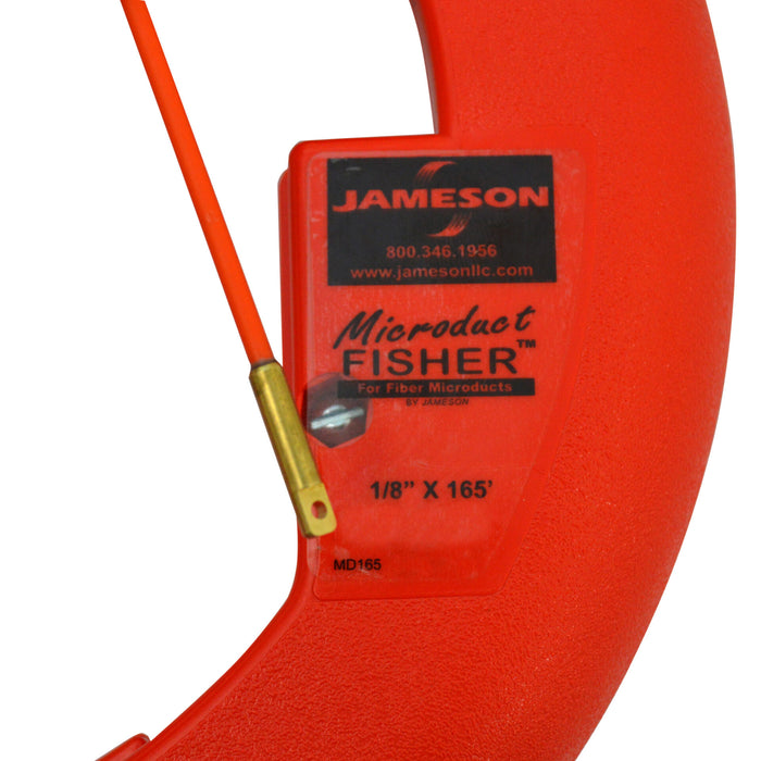 Microduct Fisher Fiberglass Fish Tape, 1/8" x 165' -  (MPN 8-18-165MDR)