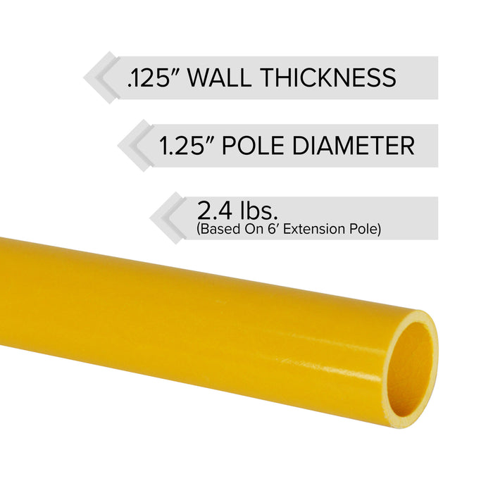 FG-Series Hollow Core Extension Pole - 8' (MPN FG-8)