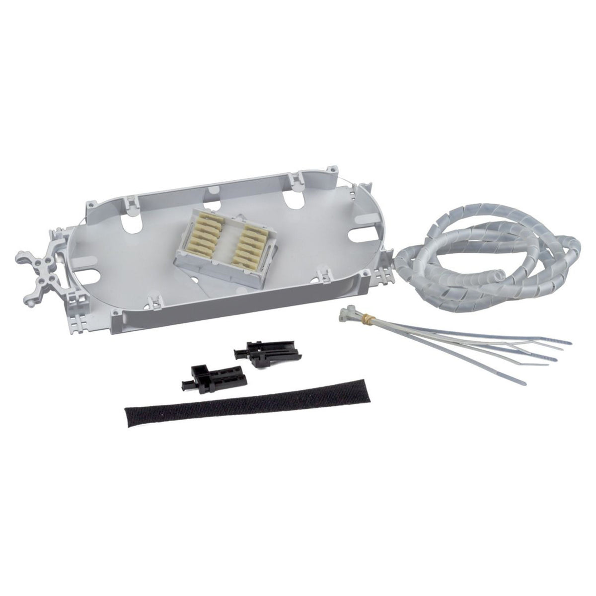 CommScope FOSC Ribbon Fiber Tray, A/B Style, 12-Fiber, BABA Compliant ...