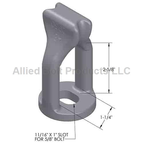 Straight Single Strand Eyelet - 5/8" (MPN 2050)