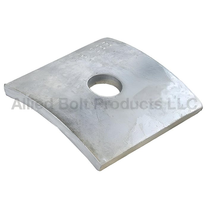 5/8" Curved Washer - 2-1/2" X 2-1/2" X 11/16" HOLE X 3/16" THICK (MPN 11555)